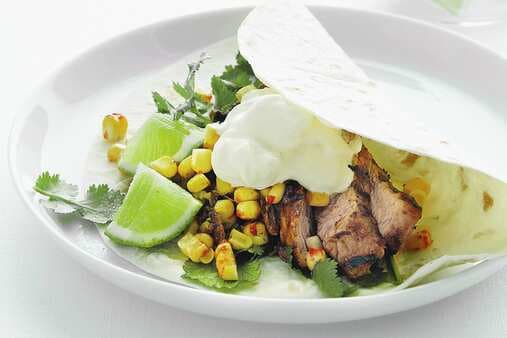 Chargrilled Pork Tortillas With Charred Chilli Corn