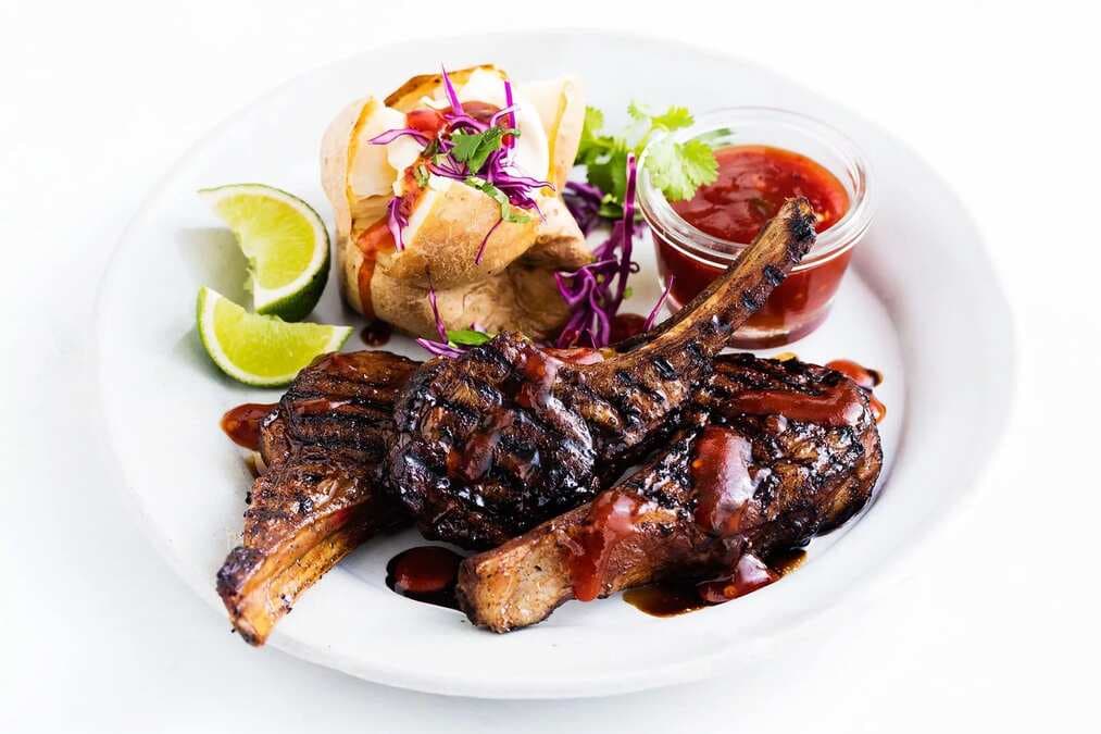Chargrilled Spicy Soy Lamb Cutlets