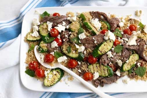 Chargrilled Vegetable And Lamb Salad