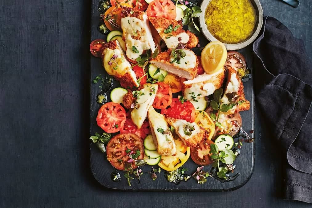 Chicken Parmy Salad Platter