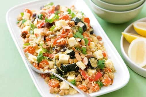 Chickpea Fetta And Vegetable Couscous