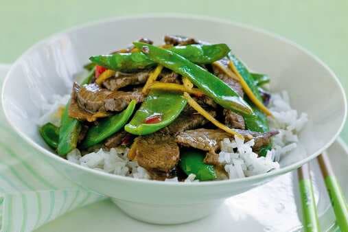 Chinese Beef And Snow Pea Stir-Fry