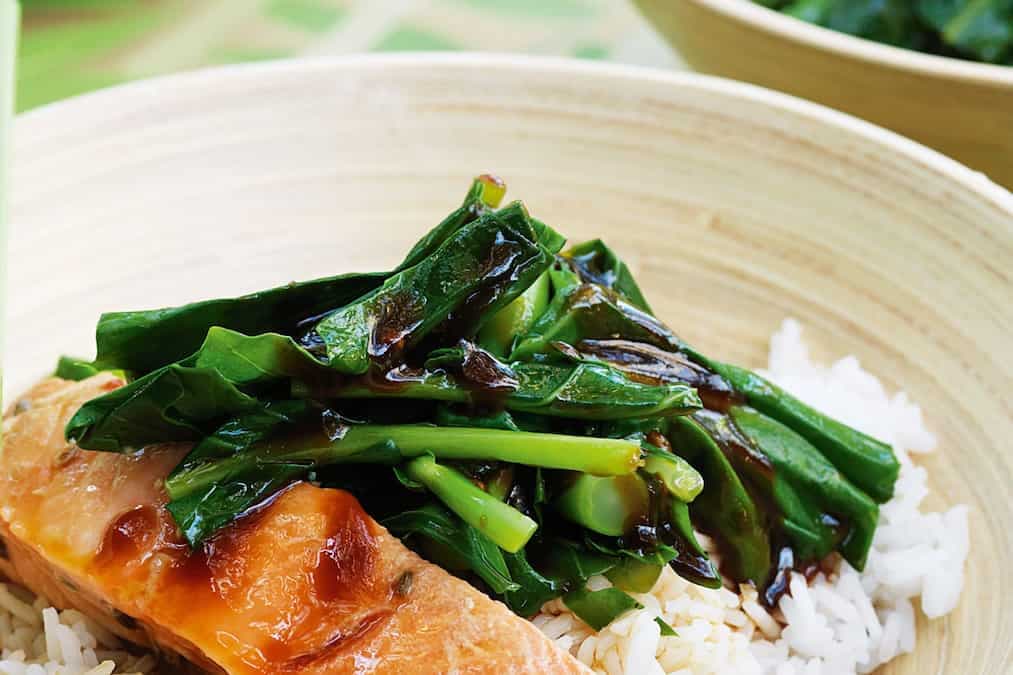Chinese Broccoli With Sesame And Hoisin Sauce
