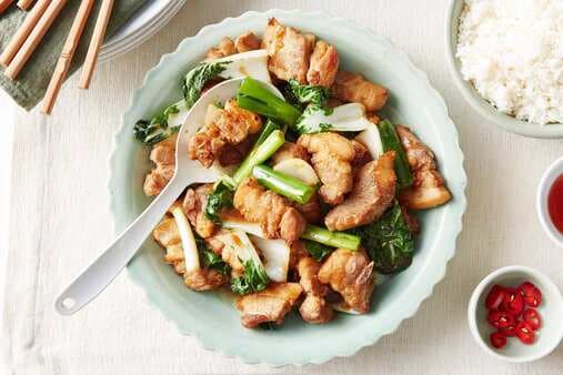Chinese-Style Pork Rib Stir-Fry