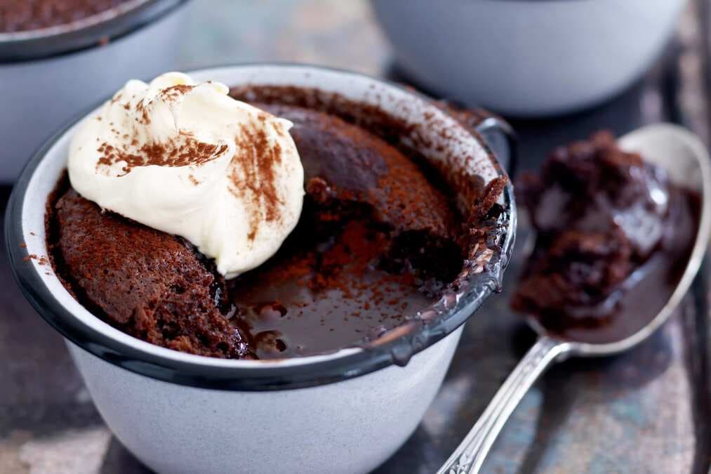 Chocolate Hazelnut Self-Saucing Puddings