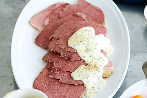 Corned Beef With Parsley Sauce