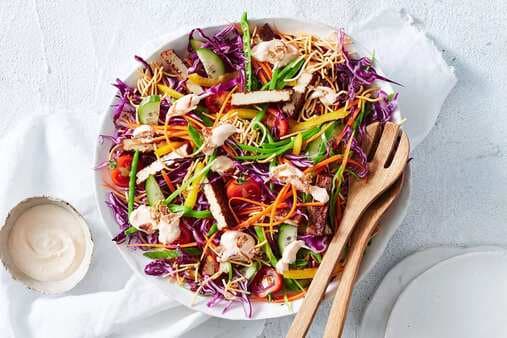 Crispy Vegan Noodle Salad