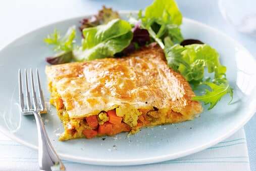Curried Chicken And Vegetable Pie