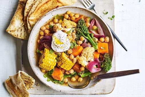 Curried Chickpea And Vegetables