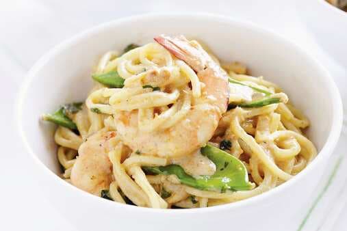 Curry Prawns With Singapore Noodles