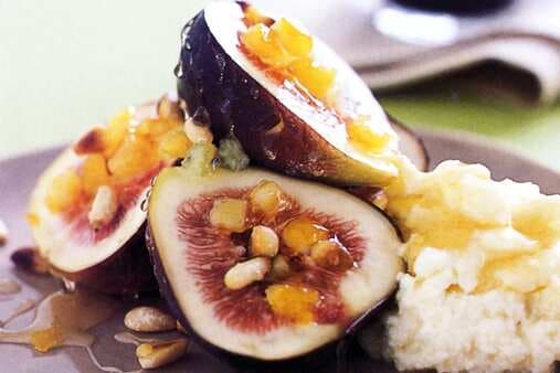 Figs With Honey Ricotta