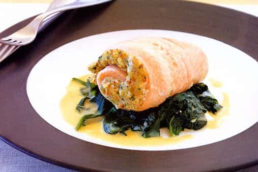 Fish Fillets With Macadamia Nut Stuffing