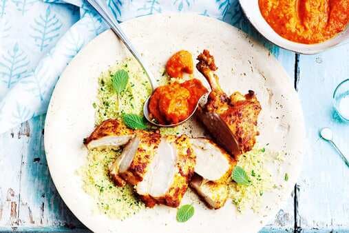 Harissa With Marinated Chicken And Couscous