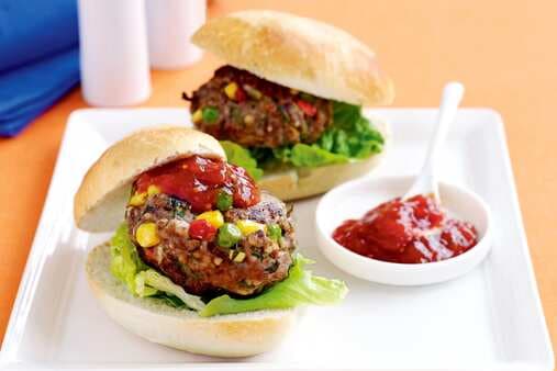 Herb And Green Onion Beef Patties