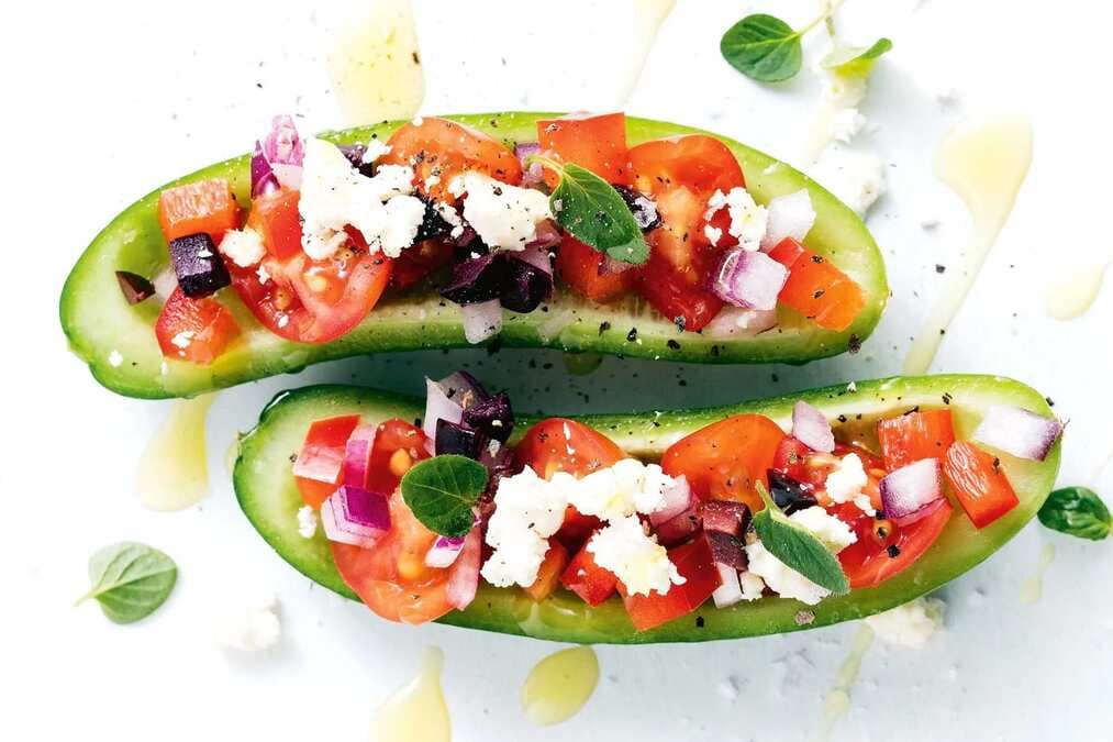 Inside-Out Greek Salad