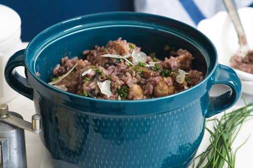Italian Sausage And Red Wine Risotto