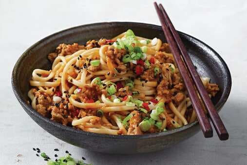 Japanese Bolognaise With Udon Noodles