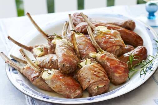 Lamb Cutlets With Fetta And Prosciutto