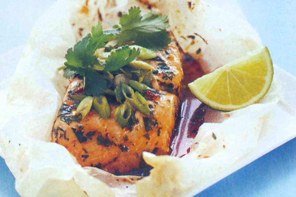 Lime And Sweet Chilli Fish Parcels