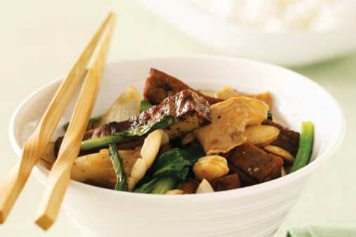 Marinated Tofu & Cashew Stir-Fry