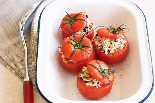 Mediterranean Stuffed Tomatoes