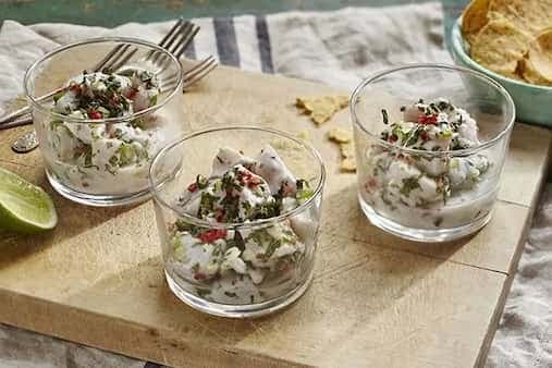 Mexican Fish Ceviche With Coconut And Lime