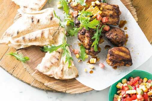 Mexican-Spiced Chicken With Chargrilled Corn Salsa