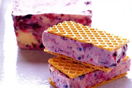 Mixed Berry Ice-Cream Sandwich