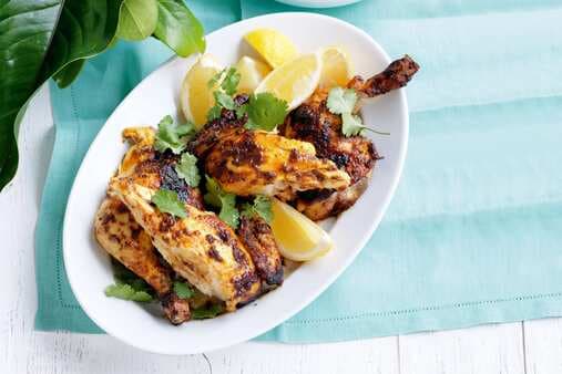 Moroccan Chicken With Beetroot Couscous