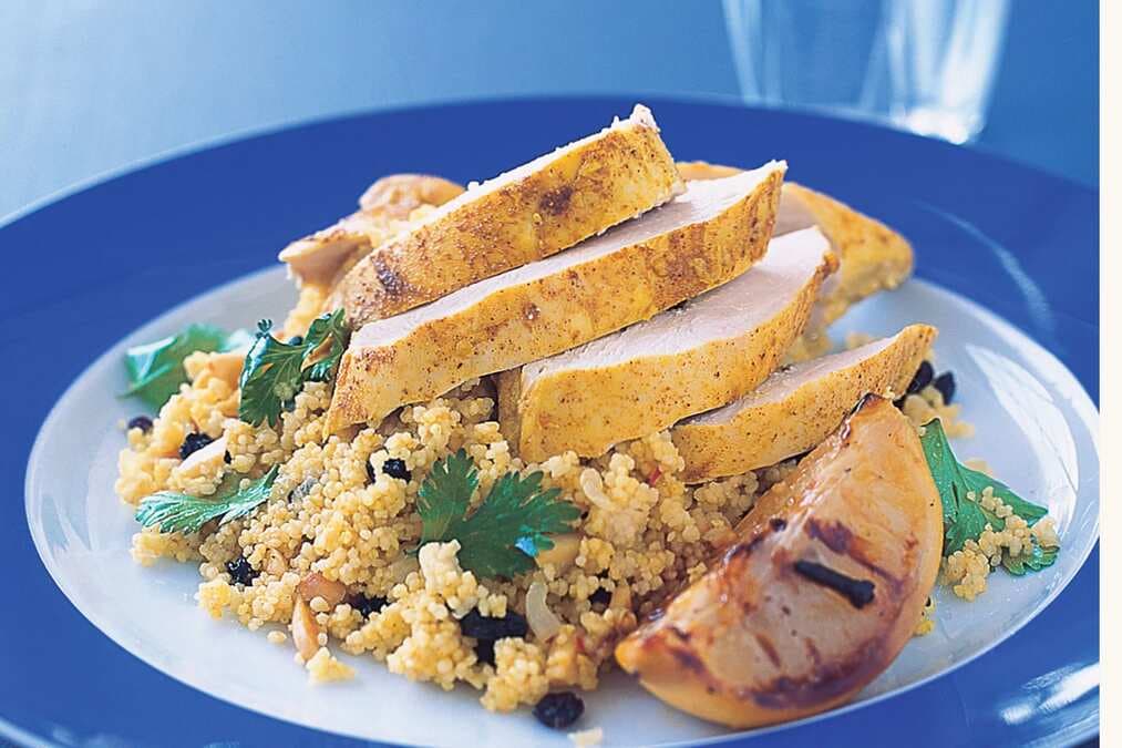 Moroccan Chicken With Preserved Lemons & Couscous