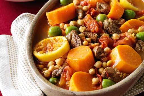 Moroccan Lamb And Olive Tagine