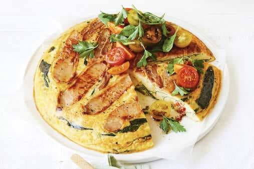 One-Pan Bacon And Spinach Frittata