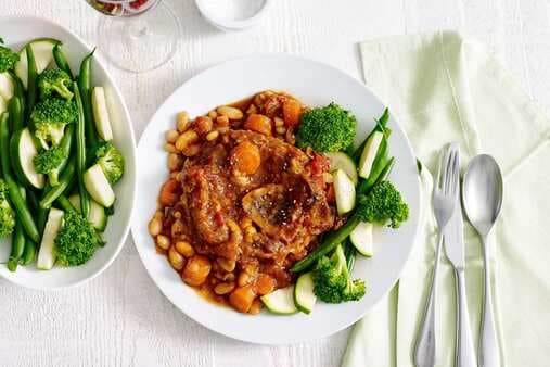 Osso Bucco With Tomato And Cannellini Beans