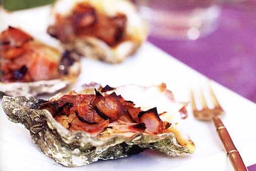 Oysters With Balsamic & Pancetta