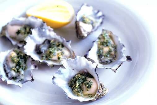 Oysters With Gremolata Salt