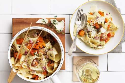 Pappardelle With Pumpkin & Thyme