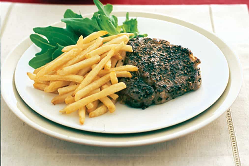 Pepper Steak With Shoestring Fries