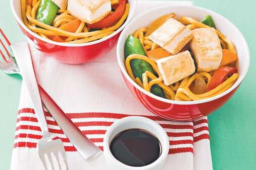 Plum Vegetable And Tofu Stir-Fry