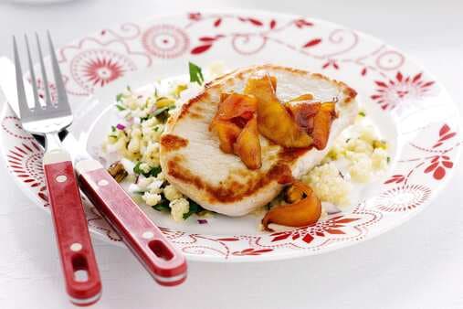 Pork With Caramelised Apple And Couscous