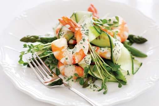 Prawn & Asparagus Salad