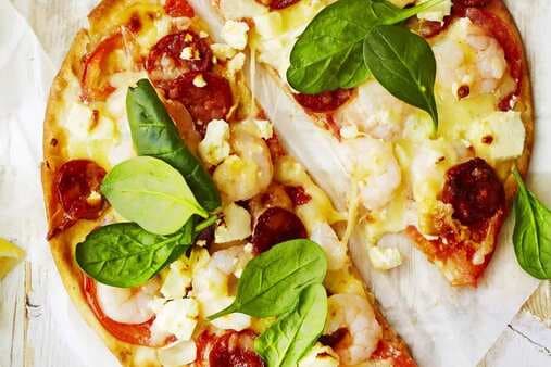 Prawn And Chorizo Pizza