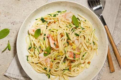 Prawn And Zucchini Spaghetti