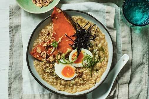 Pumpkin And Brown Rice Congee