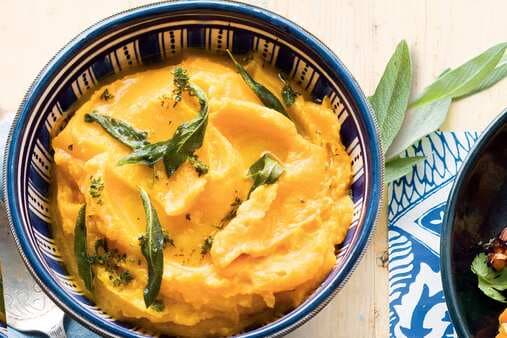 Pumpkin Mash With Sage And Thyme Burnt Butter