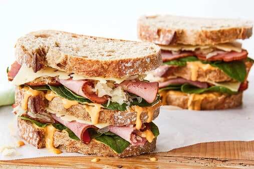 Reuben Club Sandwich