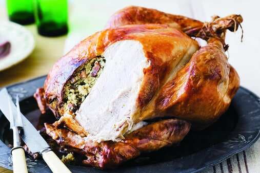 Roast Turkey With Pancetta Sage & Onion Stuffing
