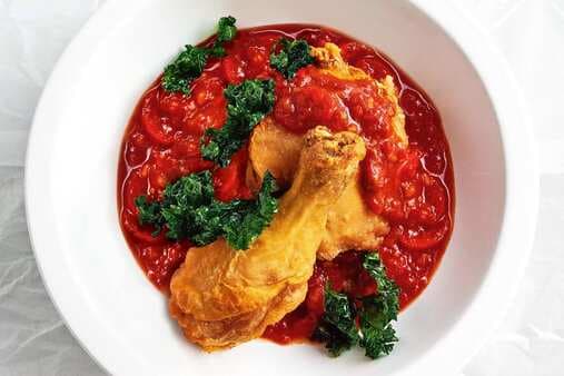 Saucy Fried Chicken With Mermaid Tresses