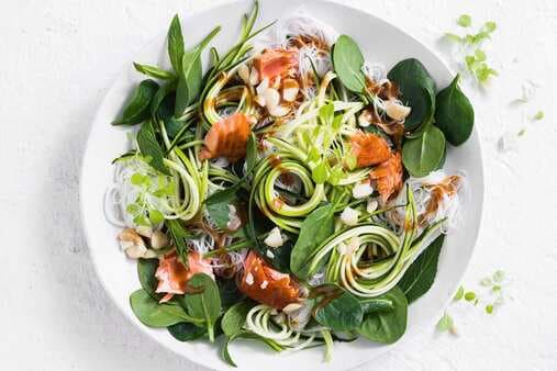 Sesame Salmon Noodle Salad