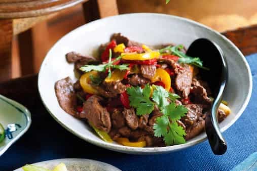 Sichuan Beef With Chilli & Capsicum