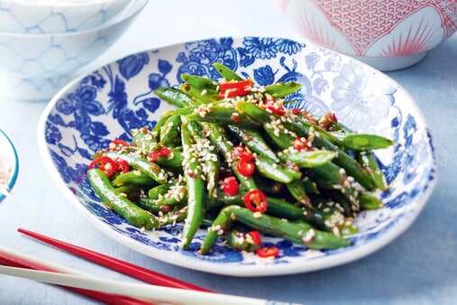 Sichuan Dry-Fried Green Beans